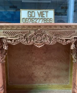 Bàn thờ thần tài VIP – Gỗ đỏ Bachy