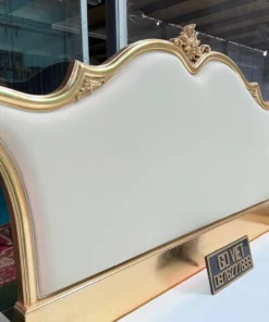 Giường ngủ tân cổ điển dát vàng 0