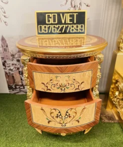 Tủ đầu giường cổ điển Versailles GVTDG024