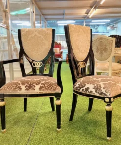 Bàn ăn tân cổ điển tròn 10 ghế GVBBA021