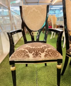 Bàn ăn tân cổ điển tròn 10 ghế GVBBA021