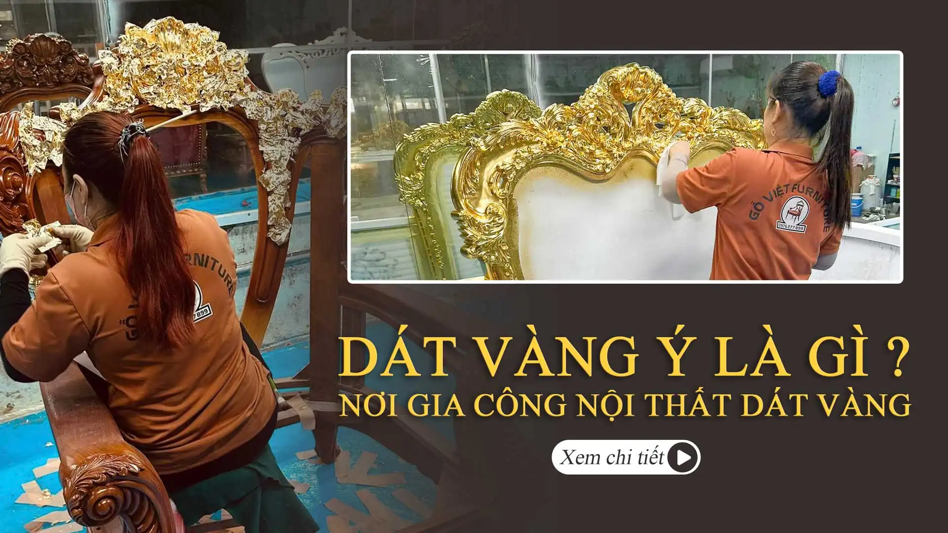 Dát vàng là gì ? gia công nội thất dát vàng ở đâu